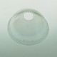 SOLO / DART DLR626 Domed Lid - Clear -  1" Hole  98mm PET